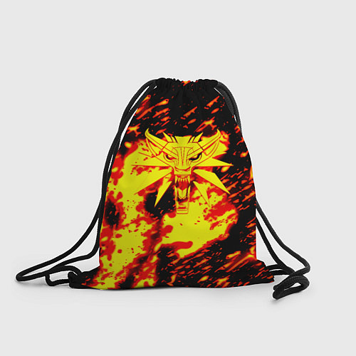 Мешок для обуви Ведьмак огненное лого / 3D-принт – фото 1