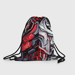 Рюкзак-мешок Демонические кибер черепа, цвет: 3D-принт