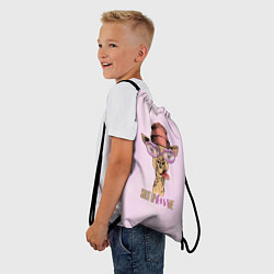 Рюкзак-мешок Гламурный жираф, цвет: 3D-принт — фото 2