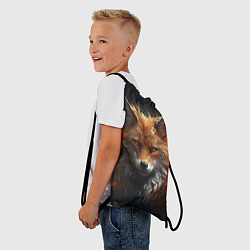 Рюкзак-мешок Красавец лис, цвет: 3D-принт — фото 2