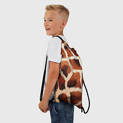 Рюкзак-мешок Пятнистый мех жирафа, цвет: 3D-принт — фото 2