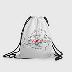 Рюкзак-мешок Города Беларуси, цвет: 3D-принт