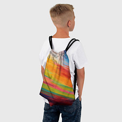 Рюкзак-мешок Мазки красками, цвет: 3D-принт — фото 2
