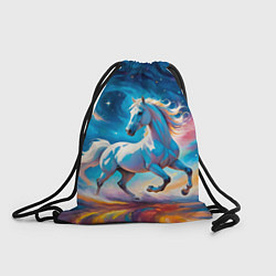 Рюкзак-мешок Космический скакун, цвет: 3D-принт