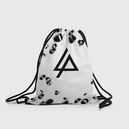 Мешок для обуви Linkin park краски текстура / 3D-принт – фото 1