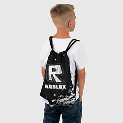 Рюкзак-мешок Roblox белая краска, цвет: 3D-принт — фото 2