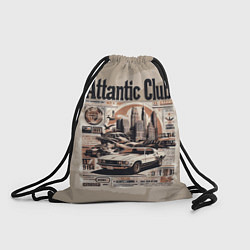 Рюкзак-мешок Attantic club, цвет: 3D-принт