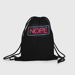 Рюкзак-мешок Nope - neon, цвет: 3D-принт