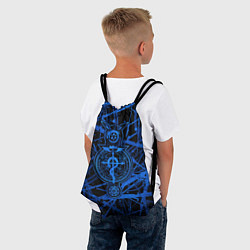 Рюкзак-мешок Fullmetal Alchemist - symbols, цвет: 3D-принт — фото 2