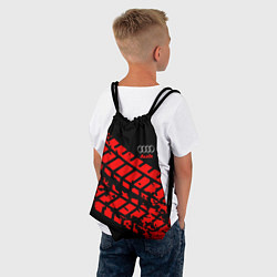 Рюкзак-мешок AUDI краски текстура шины, цвет: 3D-принт — фото 2