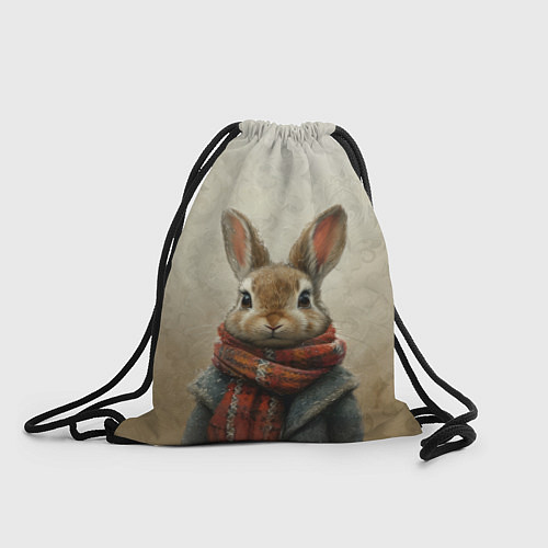 Мешок для обуви Кролик в шарфе / 3D-принт – фото 1