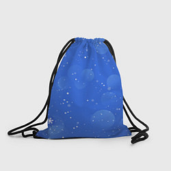 Рюкзак-мешок Снежный паттерн, цвет: 3D-принт