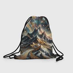 Рюкзак-мешок Золотые горы, цвет: 3D-принт
