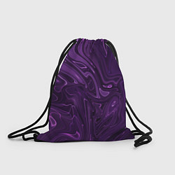 Рюкзак-мешок Абстакция на темно фиолетовом, цвет: 3D-принт