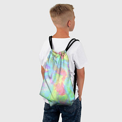 Рюкзак-мешок Абстракция смесь красок, цвет: 3D-принт — фото 2