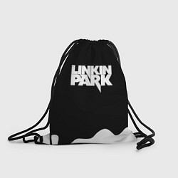 Рюкзак-мешок Linkin park краска белая, цвет: 3D-принт