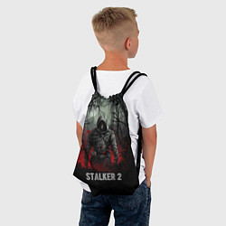 Рюкзак-мешок Stalker 2 dark mode, цвет: 3D-принт — фото 2