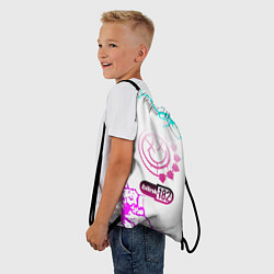 Рюкзак-мешок Blink 182 неоновые краски, цвет: 3D-принт — фото 2