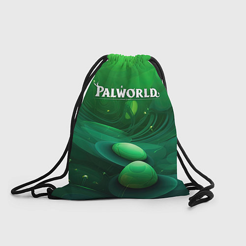 Мешок для обуви Palworld зеленый мир / 3D-принт – фото 1