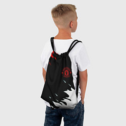 Рюкзак-мешок Manchester United flame fc, цвет: 3D-принт — фото 2