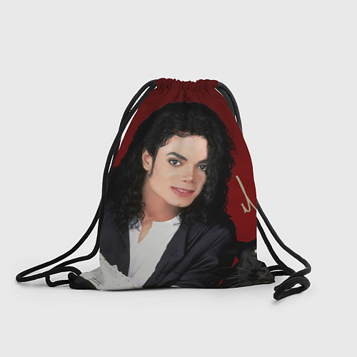 Мешок для обуви Michael Jackson с пантерой и автографом / 3D-принт – фото 1