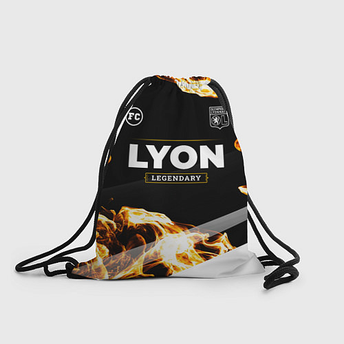 Мешок для обуви Lyon legendary sport fire / 3D-принт – фото 1