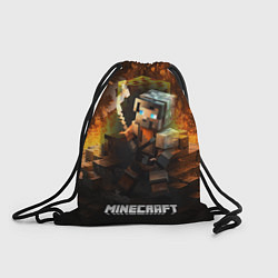 Рюкзак-мешок Minecraft персонаж искры от огня, цвет: 3D-принт