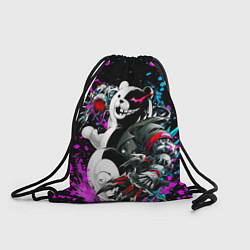 Рюкзак-мешок Монокума фан-арт, цвет: 3D-принт