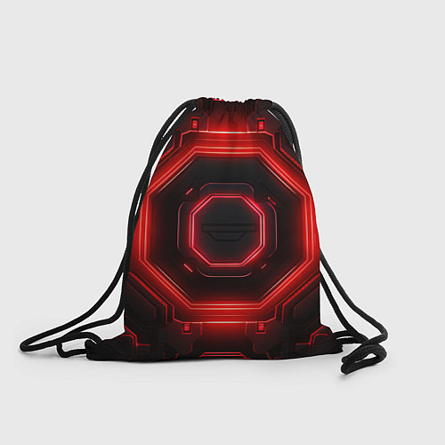 Мешок для обуви Nvidia style black and red neon / 3D-принт – фото 1