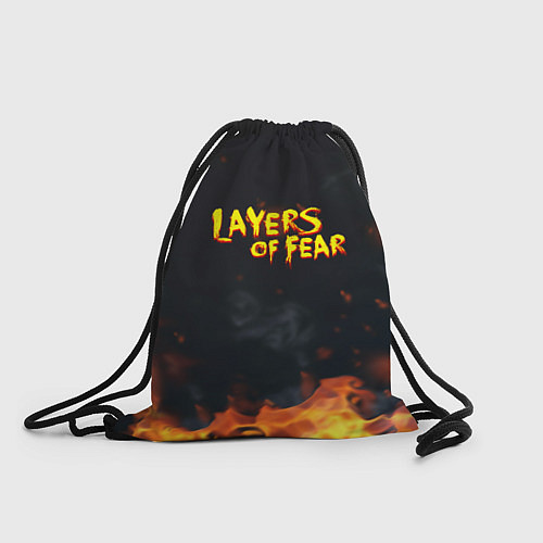 Мешок для обуви Layers of Fear огненный стиль хоррор / 3D-принт – фото 1