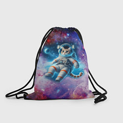 Мешок для обуви The cat is a brave cosmonaut - ai art