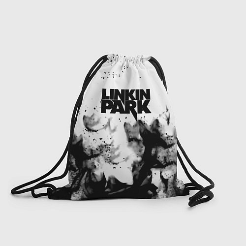 Мешок для обуви Linkin park огненный дым рок / 3D-принт – фото 1