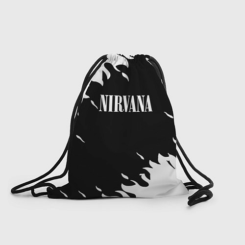 Мешок для обуви Nirvana текстура огонь / 3D-принт – фото 1
