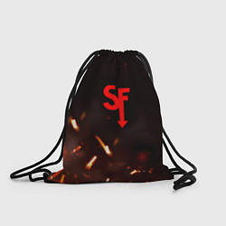 Рюкзак-мешок Sally face искры огня, цвет: 3D-принт
