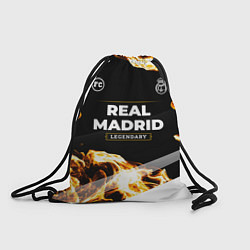 Рюкзак-мешок Real Madrid legendary sport fire, цвет: 3D-принт