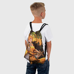 Рюкзак-мешок Рина - Нежелательный Бессмертный искатель, цвет: 3D-принт — фото 2