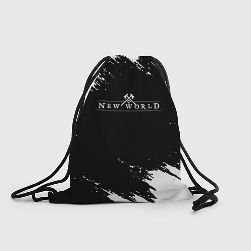 Мешок для обуви New world штрихи красок / 3D-принт – фото 1