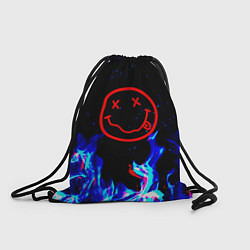 Рюкзак-мешок Nirvana flame, цвет: 3D-принт