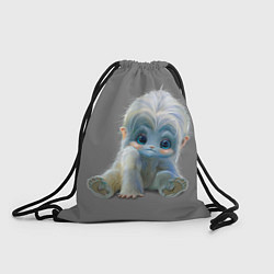 Рюкзак-мешок Маленький йети, цвет: 3D-принт