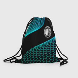 Рюкзак-мешок AC Milan football net, цвет: 3D-принт
