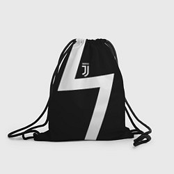 Рюкзак-мешок Ювентус спорт геометрия, цвет: 3D-принт