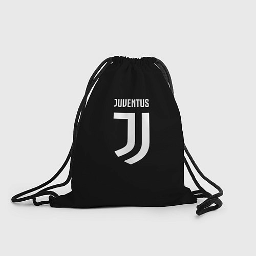 Мешок для обуви Juventus sport fc белое лого / 3D-принт – фото 1