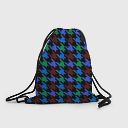 Рюкзак-мешок Принт гусиные лапки, цвет: 3D-принт