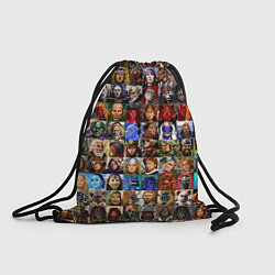 Рюкзак-мешок Портреты всех героев, цвет: 3D-принт