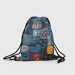 Рюкзак-мешок Значок адвоката на джинсах, цвет: 3D-принт