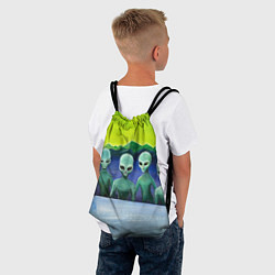 Рюкзак-мешок Спящая красавица 3000 и Инопланетяне, цвет: 3D-принт — фото 2