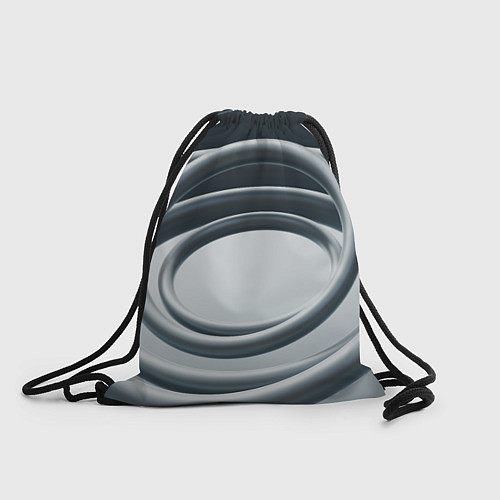 Мешок для обуви Серые кольца / 3D-принт – фото 1