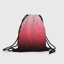 Мешок для обуви Градиент розово-чёрный брызги