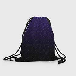 Мешок для обуви Градиент ночной фиолетово-чёрный