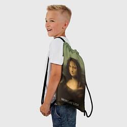 Рюкзак-мешок Лиза в понедельник - Мона Лиза, цвет: 3D-принт — фото 2